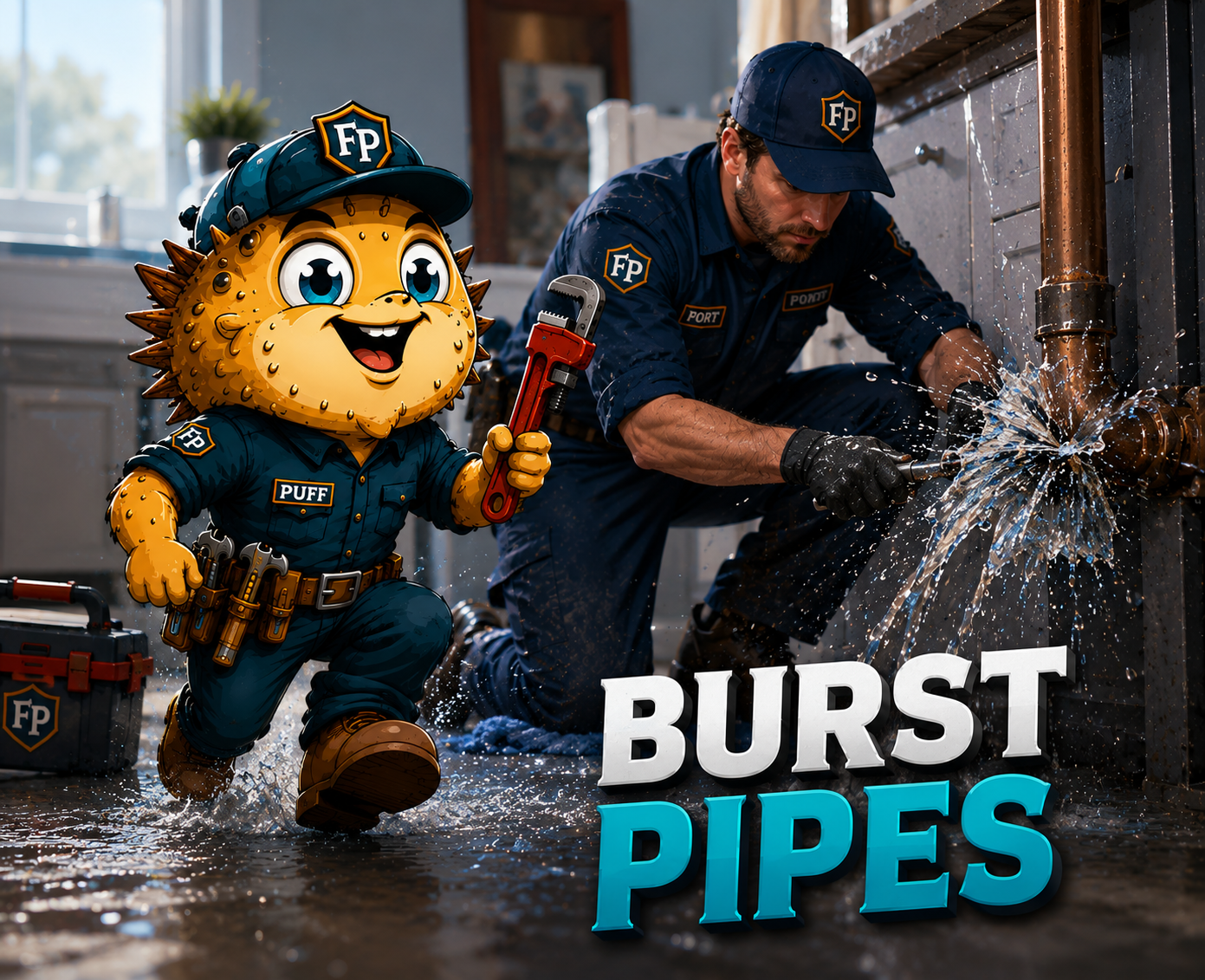Burst Pipes — Fort Puff Home Services