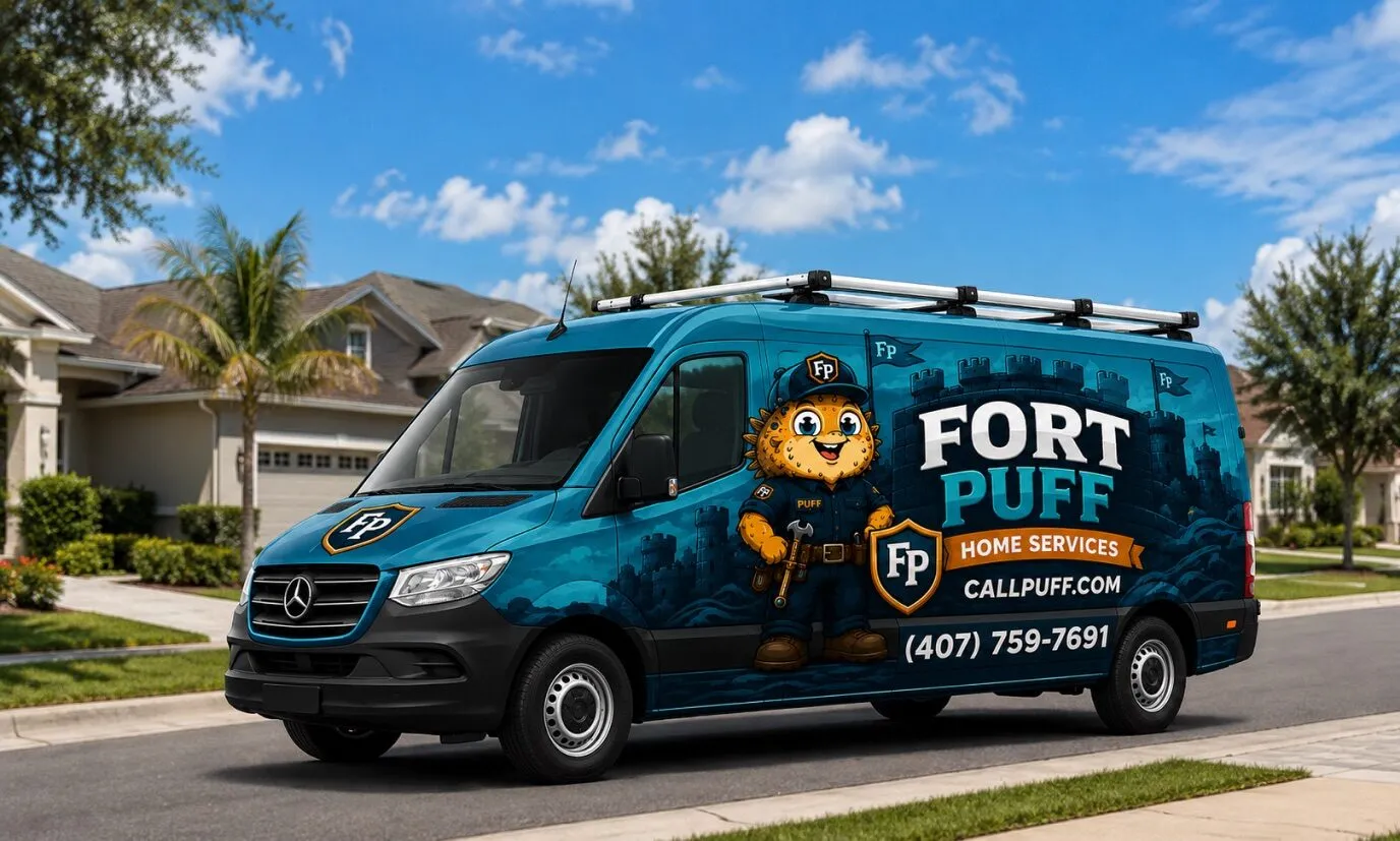 Fort Puff Home Services service van serving DeLand, Florida