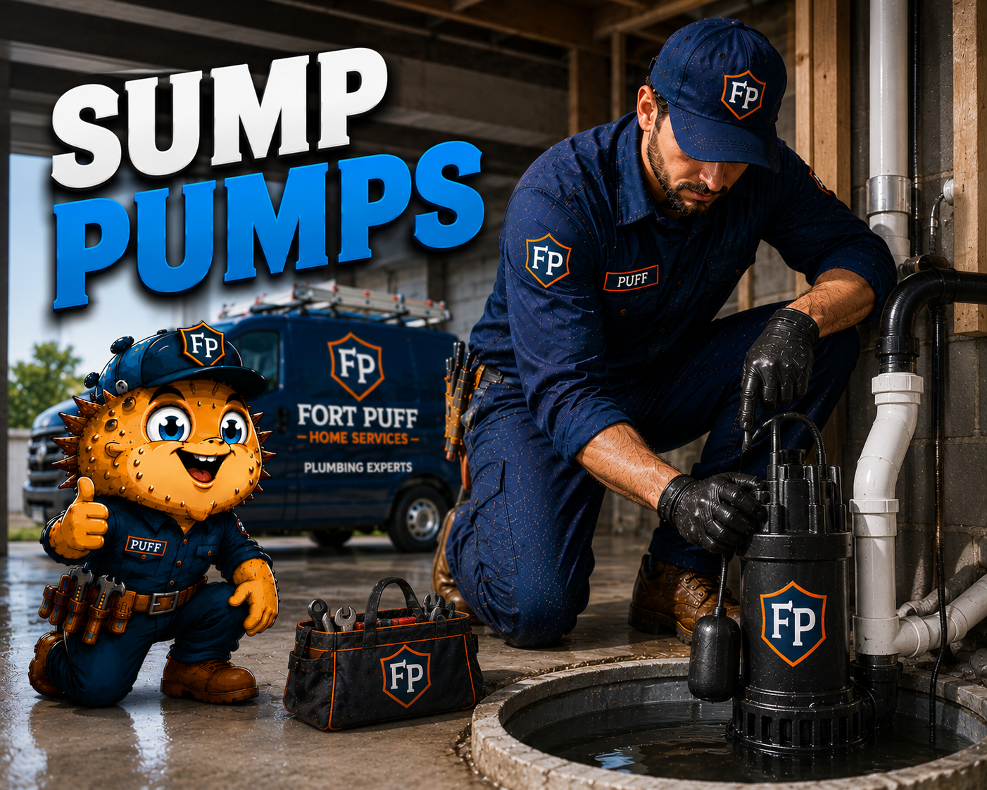 Sump Pumps — Fort Puff Home Services