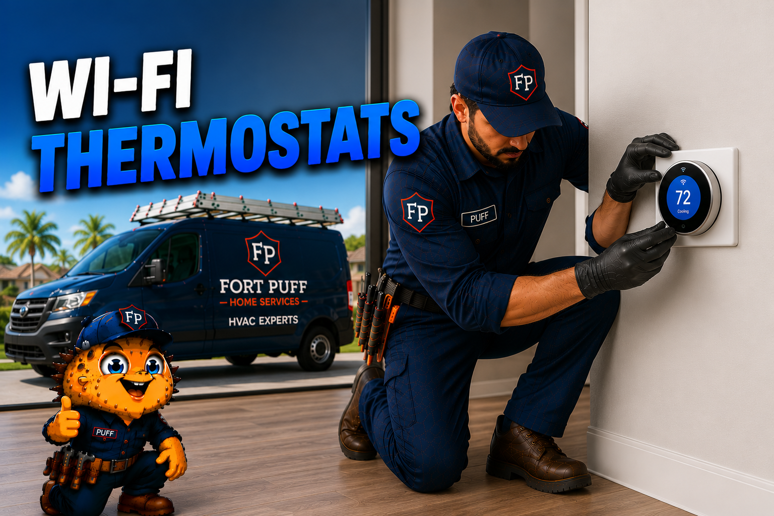 WiFi Thermostat Installation & Smart Home Control — Fort Puff Home Services
